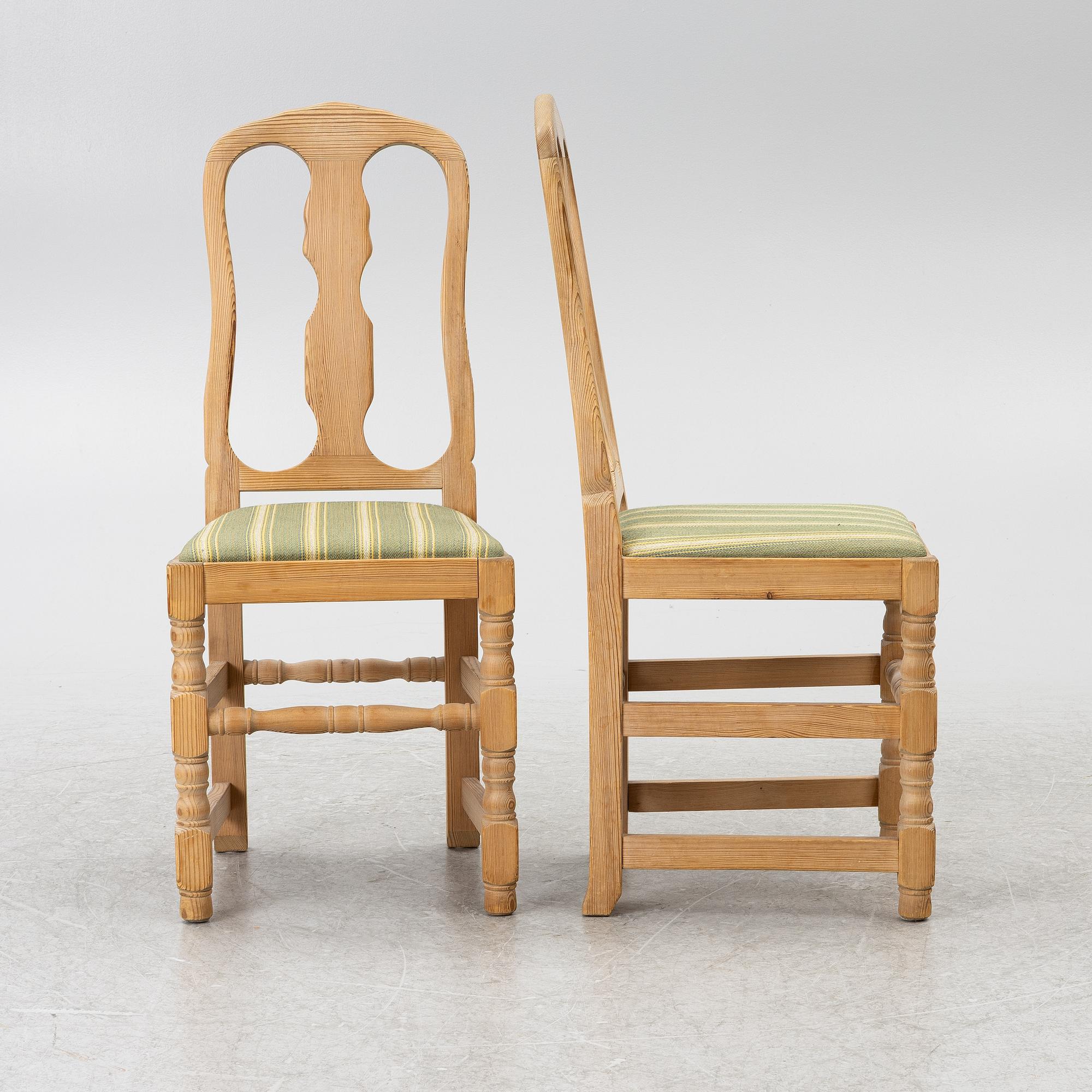 Dining group, 8 pieces, Krogenäs, Norway, second half of the 20th century.