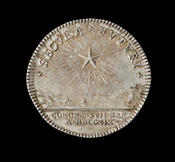 Drottningens kröning i Uppsala 1719.