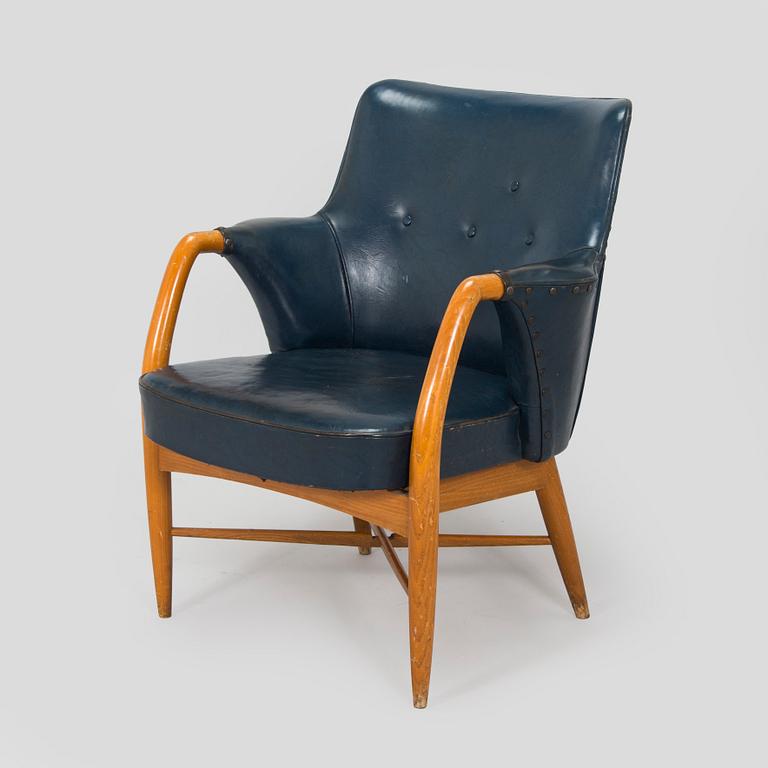Carin Bryggman, armchair, manufacturer Kirjopuu 1950s.