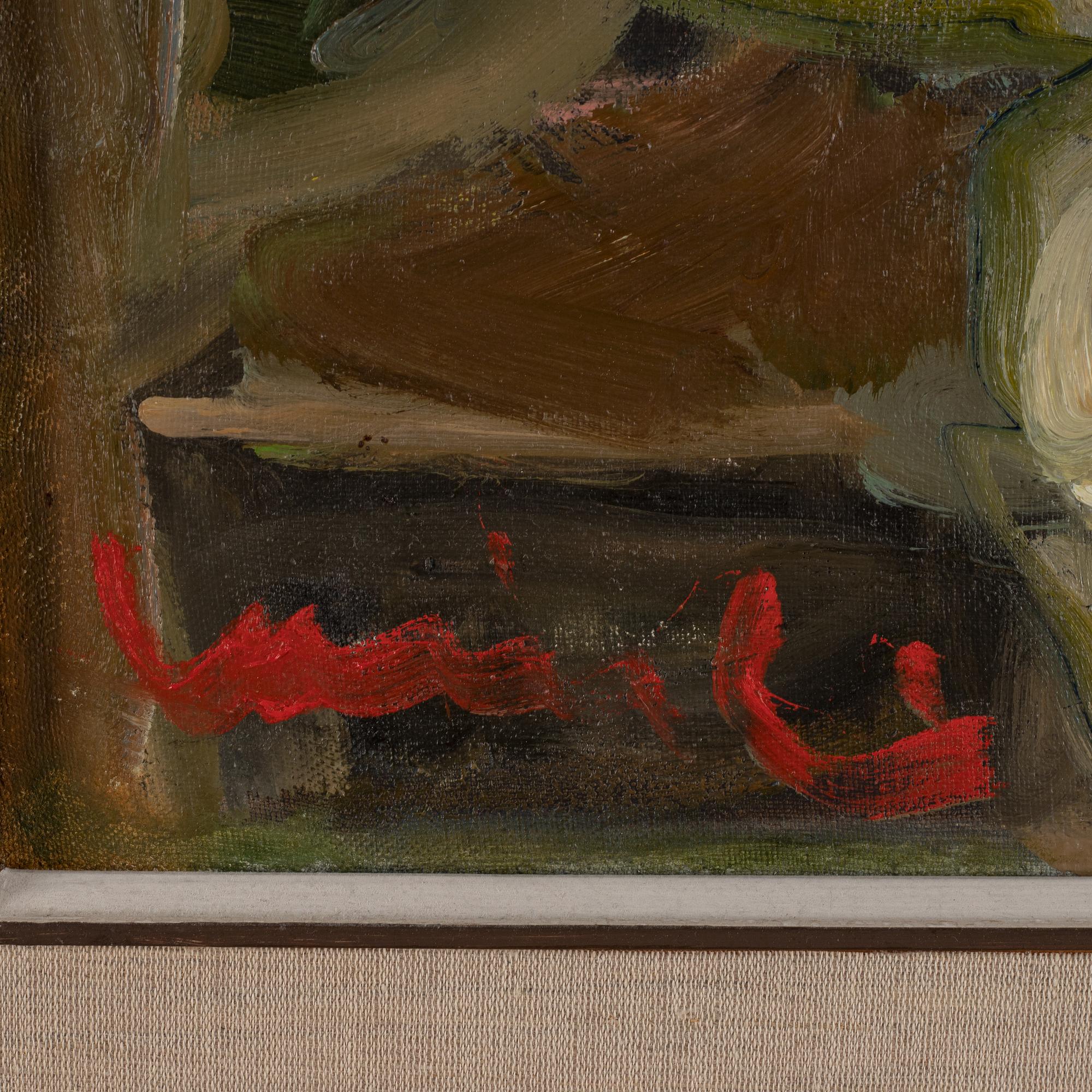 OLAVI LAINE, oil on canvas, signed.