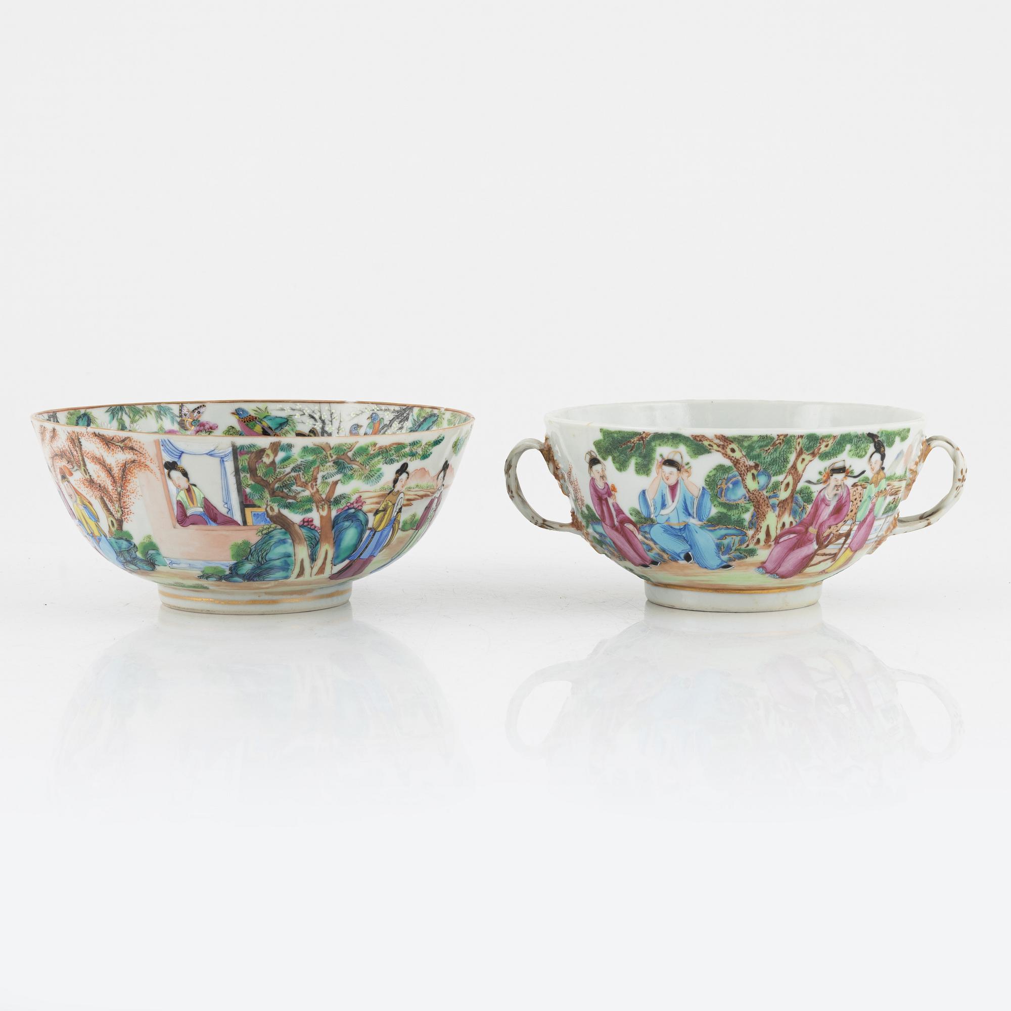13 Chinese porcelain pieces, 19th/20th century.