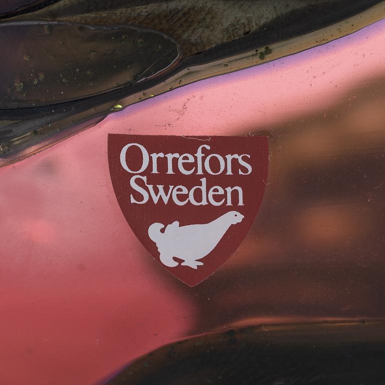 Eva Englund, a glass vase, Orrefors 1990.