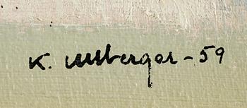 KURT ULLBERGER, olja på duk, signerad och daterad -59.