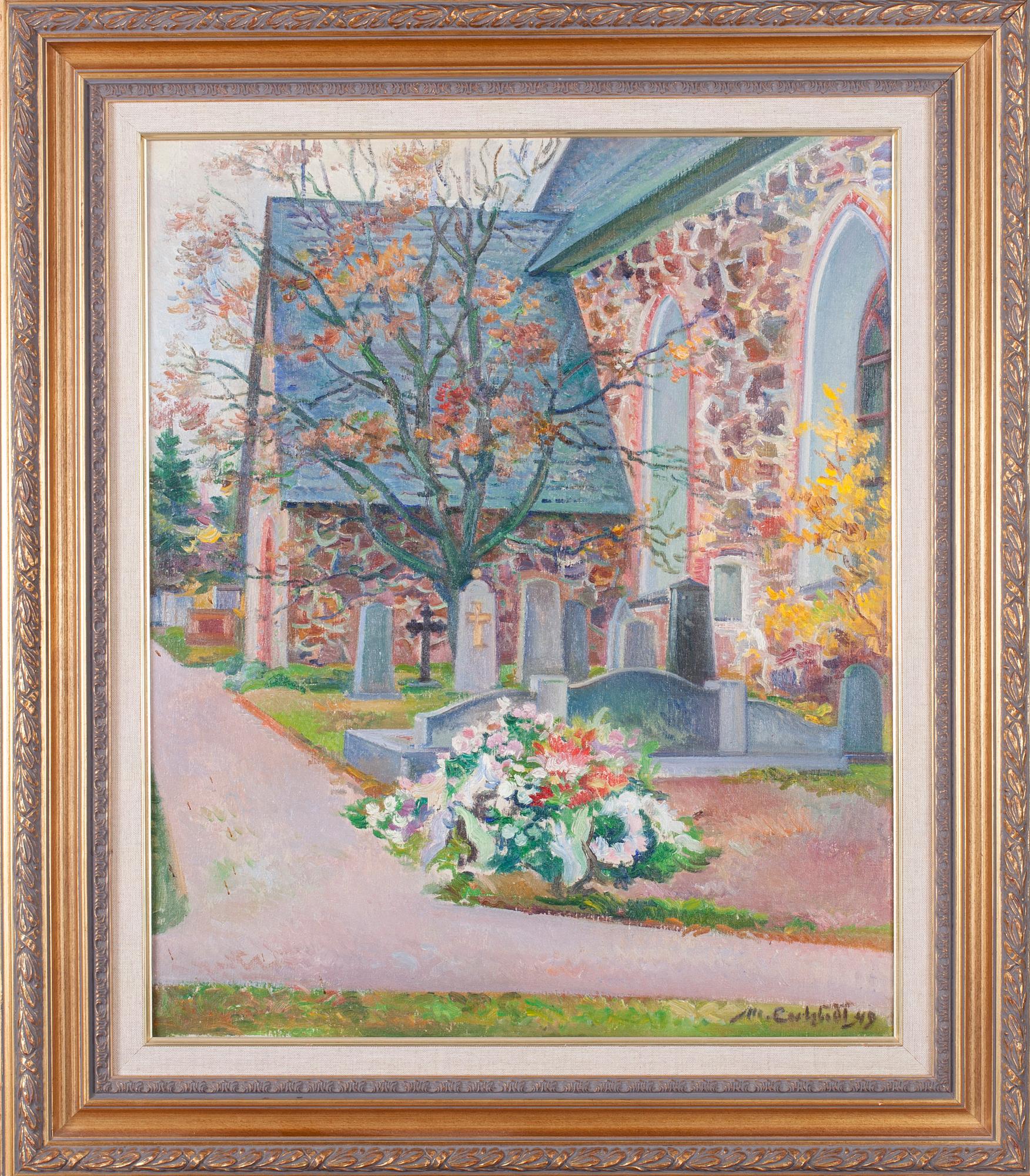 MIKKO CARLSTEDT, olja på duk, signerad och daterad -49.