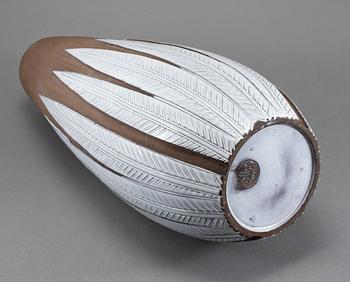 GOLVVAS, stengods, "Paprika", Anna-Lisa Thomson, Upsala Ekeby, i produktion 1951-1969.