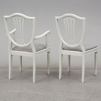 STOLAR, 10 stycken, gustaviansk stil, 1900-talets slut.