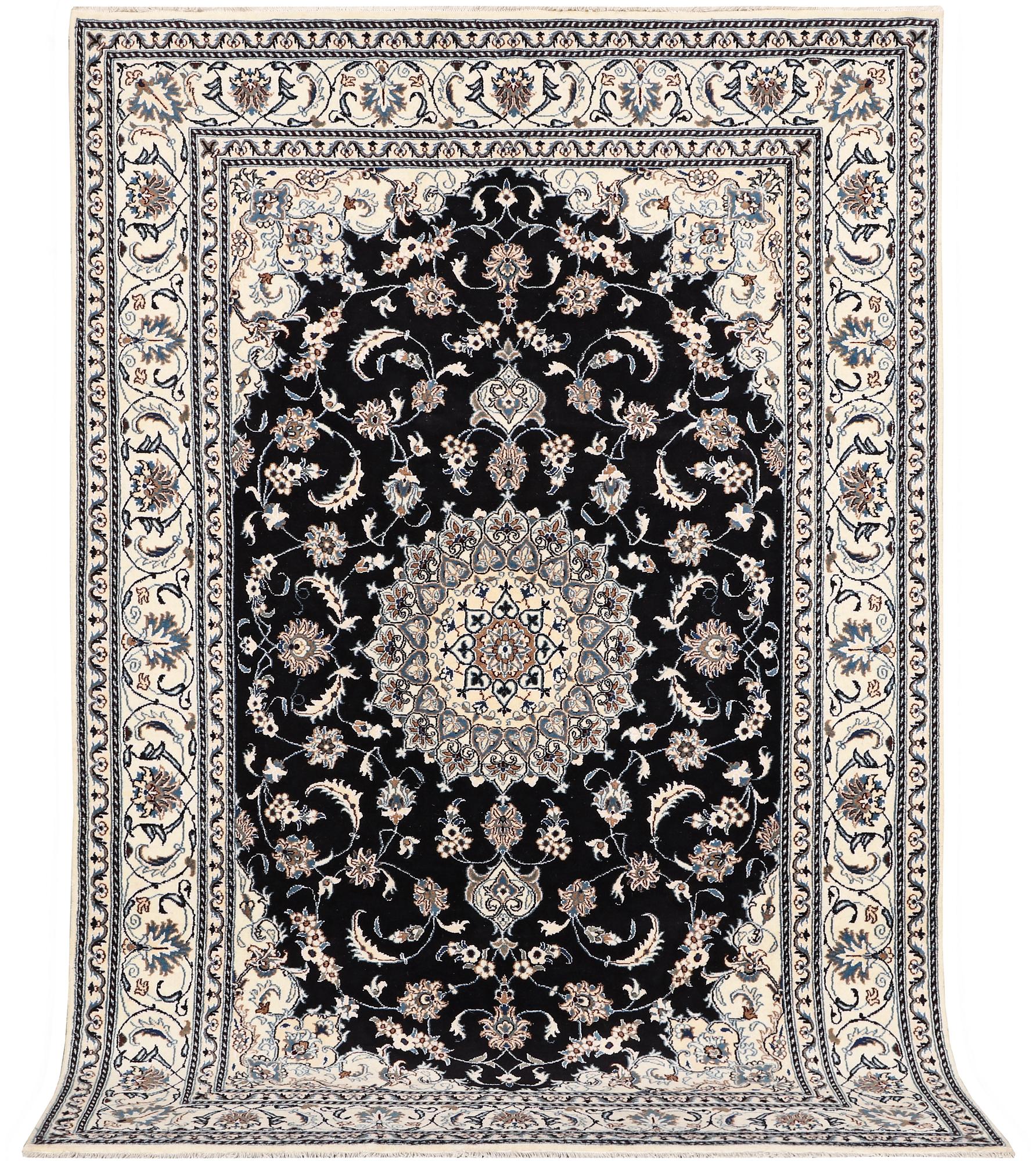 A carpet, Nain, part silk, ca 307 x 198 cm.