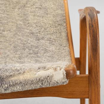 Yngve Ekström, A 'Lamino' armchair, Swedese, Sweden, second half of the 20th century.