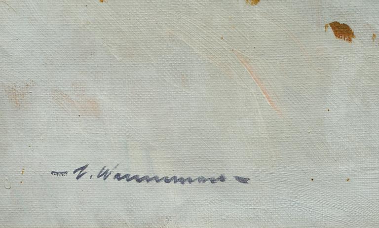 CARL WENNEMOES, olja på duk, sign.