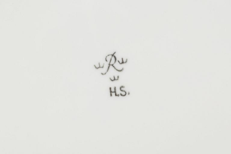 FIGURINER, 5 delar, porslin, Harald Salomon, monogramsignerad. Rörstrand.