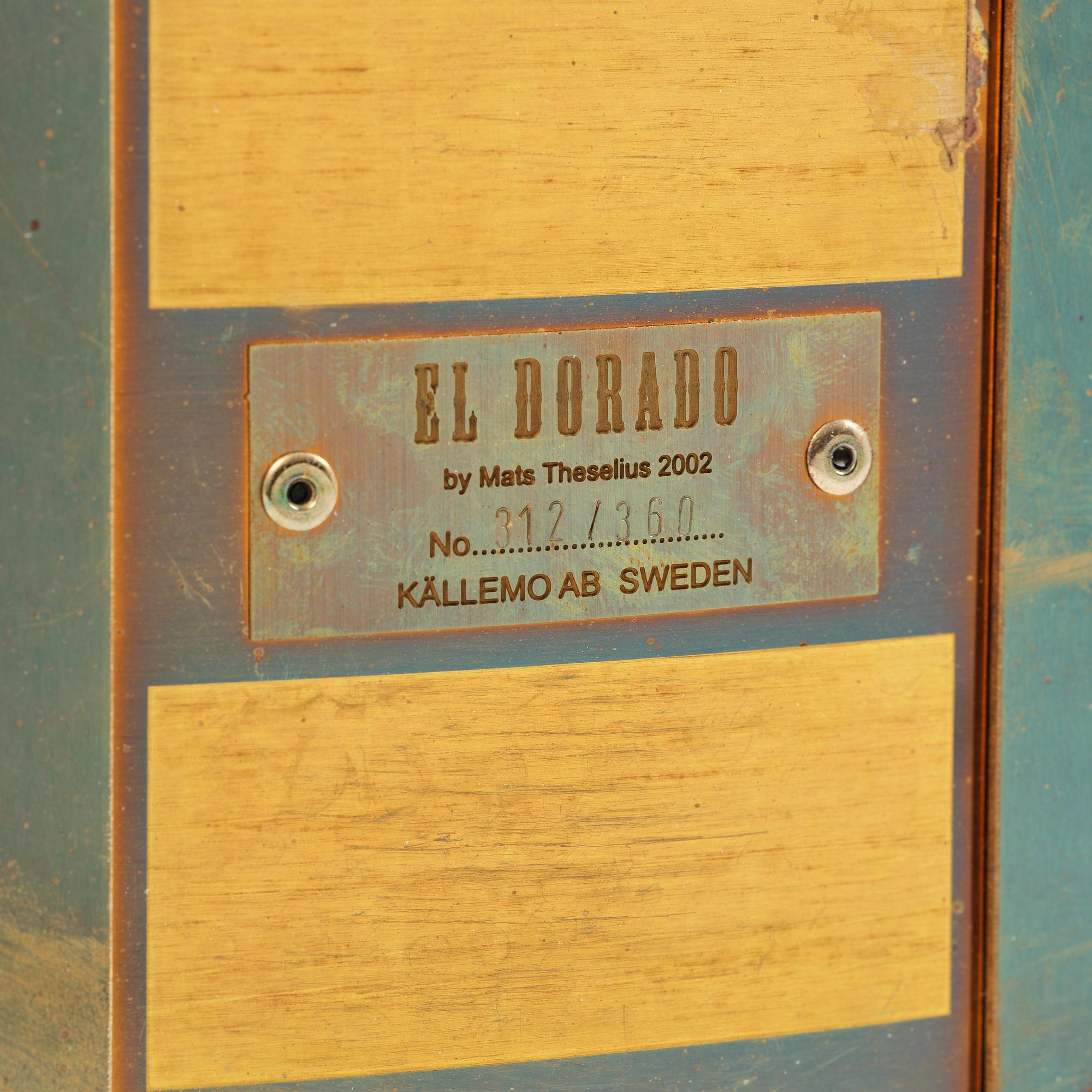 Mats Theselius, an "El Dorado" easy chair, ed. 312/360, Källemo, Värnamo, post 2002.