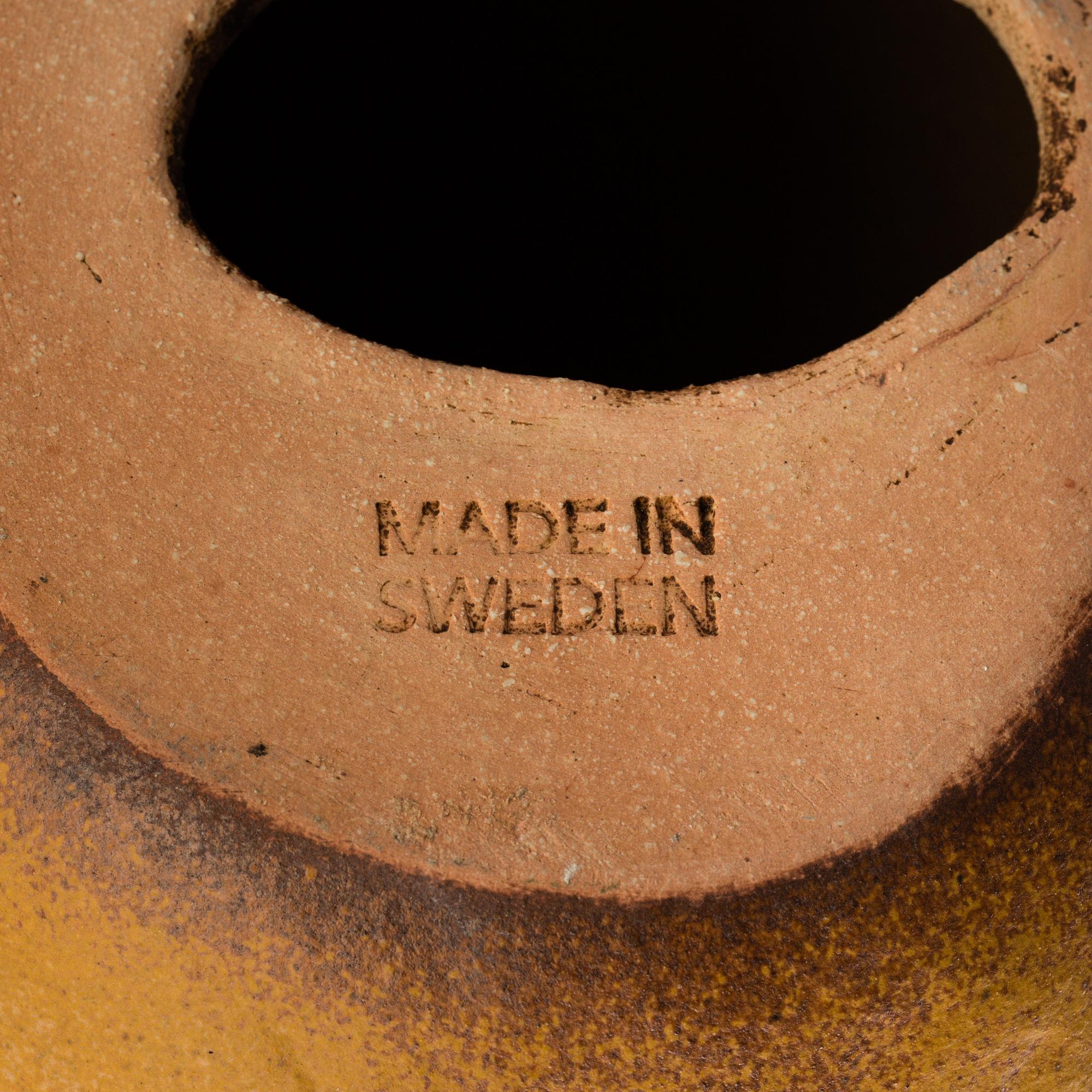 LISA LARSON, "Lejon Maxi" SKULPTUR, chamotterat stengods, Gustavsberg, formgiven 1964.