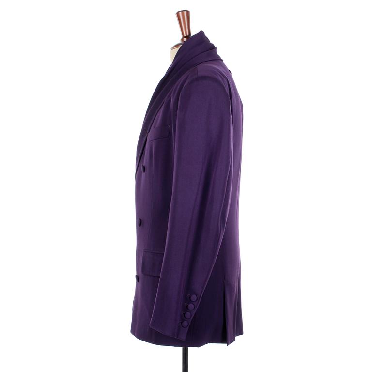 JEAN-PAUL GAULTIER, purple wool men´s jacket, size 48.
