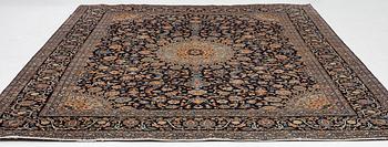 A Keshan rug, approx. 370 x 297 cm.