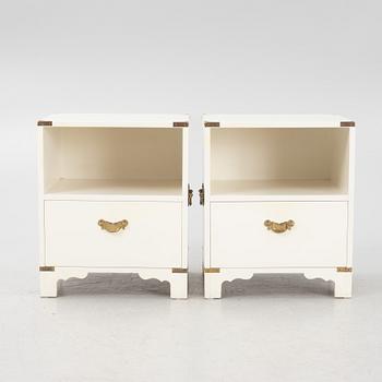 Ove Feuk, a pair of bedside tables, Nordiska Kompaniet/NK Interior, 1960s/70s.