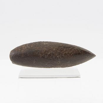 Three Scandinavian Neolithic stone axes, trindyxor, Neolithic.