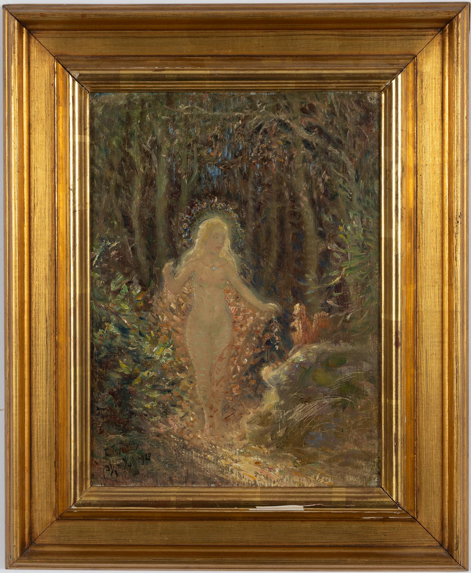 Erik Tryggelin, Translation: "Girl with a squirrel".