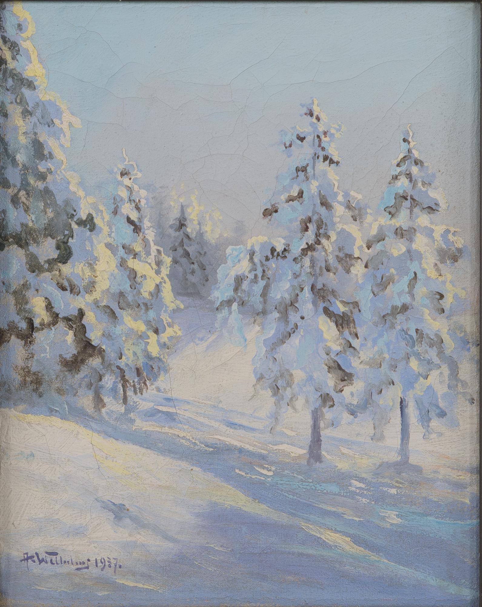 Alexander Wilhelms, olja på duk, signerad och daterad 1937.