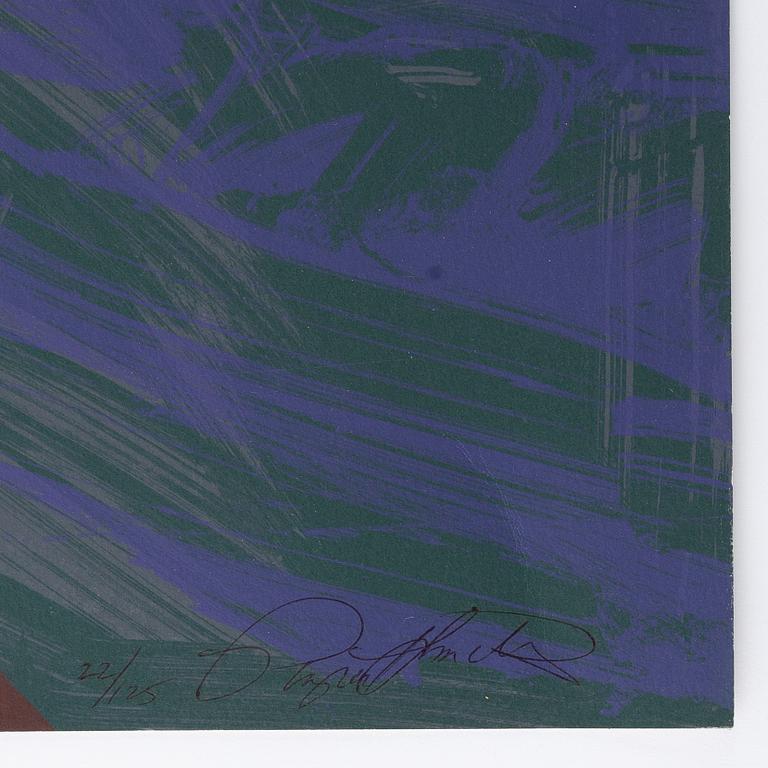 Rupert Jasen Smith, silkscreen in colours, 1988, signed 22/125.