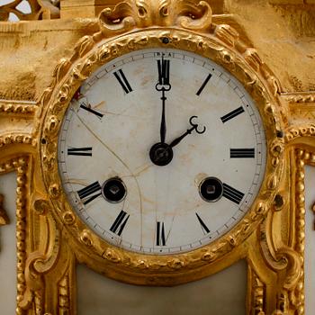 A table clock fron the latter half of the 20th century.