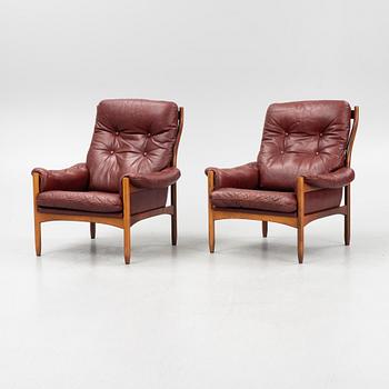 Fåtöljer, ett par, G-Design för Göte-Möbler i Nässjö AB, Nässjö, 1970-tal.