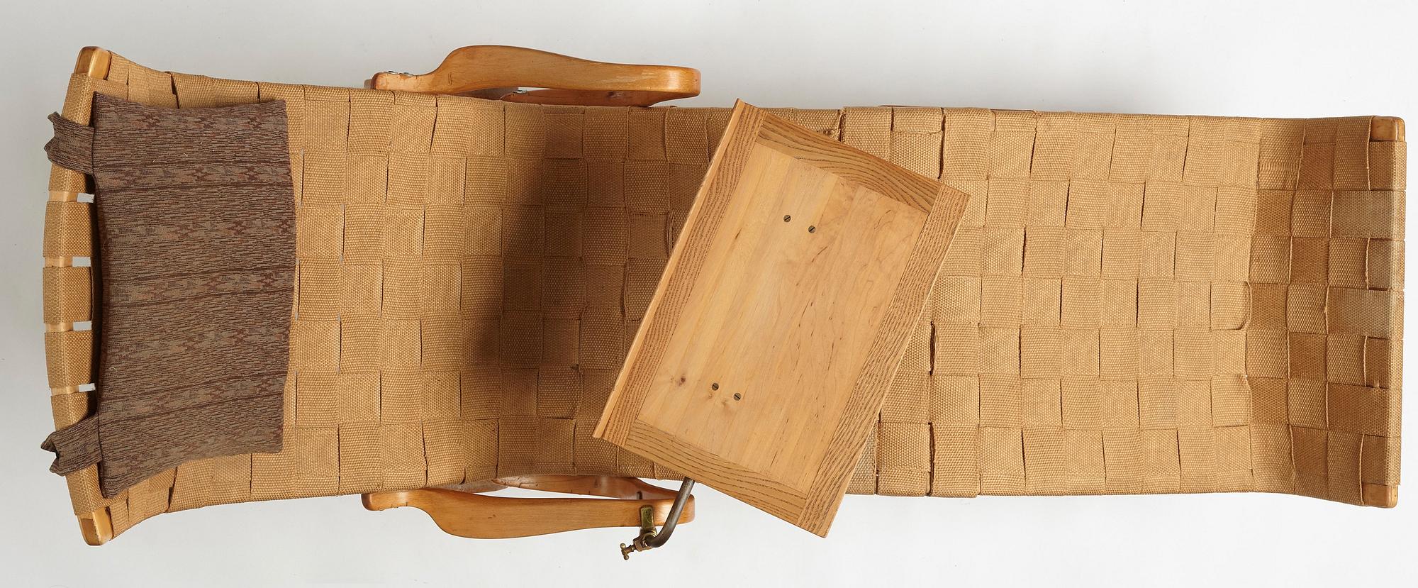 Bruno Mathsson, a rare easy chair for Firma Karl Mathsson, Värnamo, Sweden 1940s.