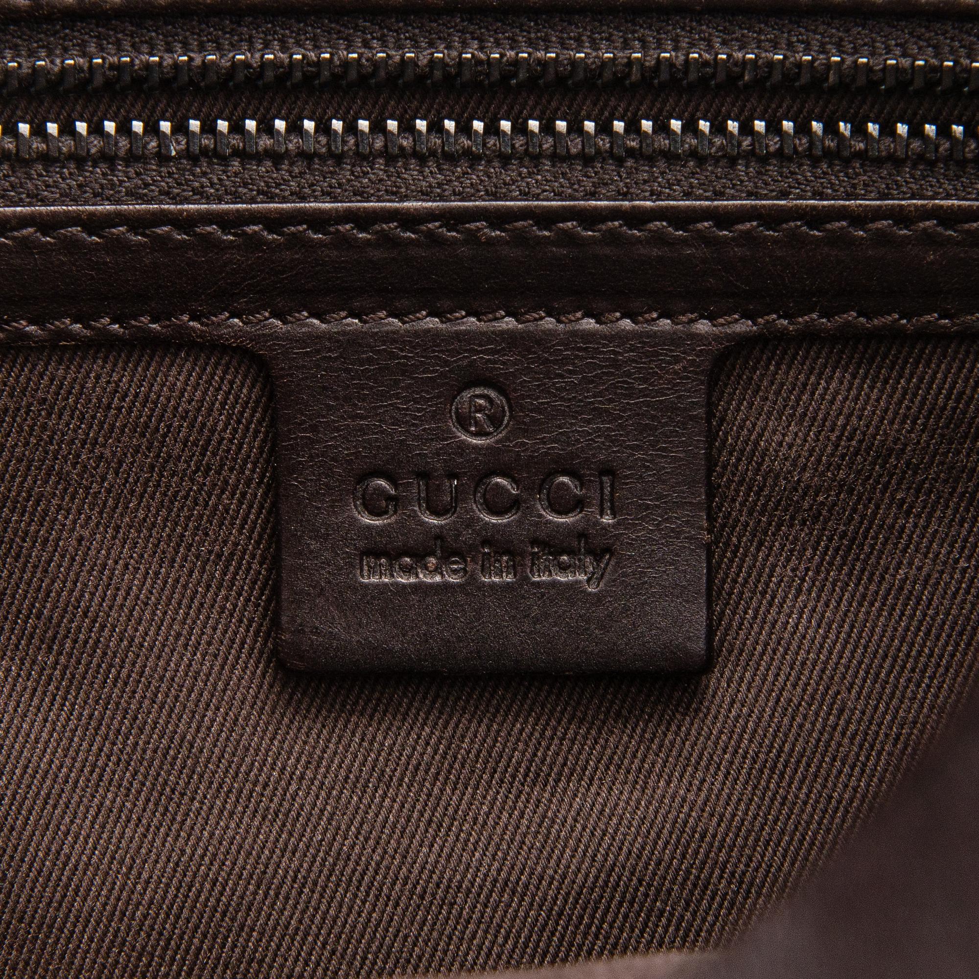 Gucci, "GG Monogram Canvas Hobo" väska.