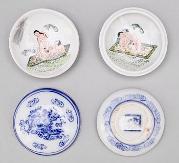 PARTI PORSLIN, 7 delar, bl a Ming, Kina.