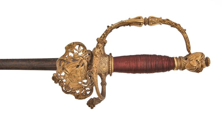 DRÄKTVÄRJOR, 2 st, 1800-tal.