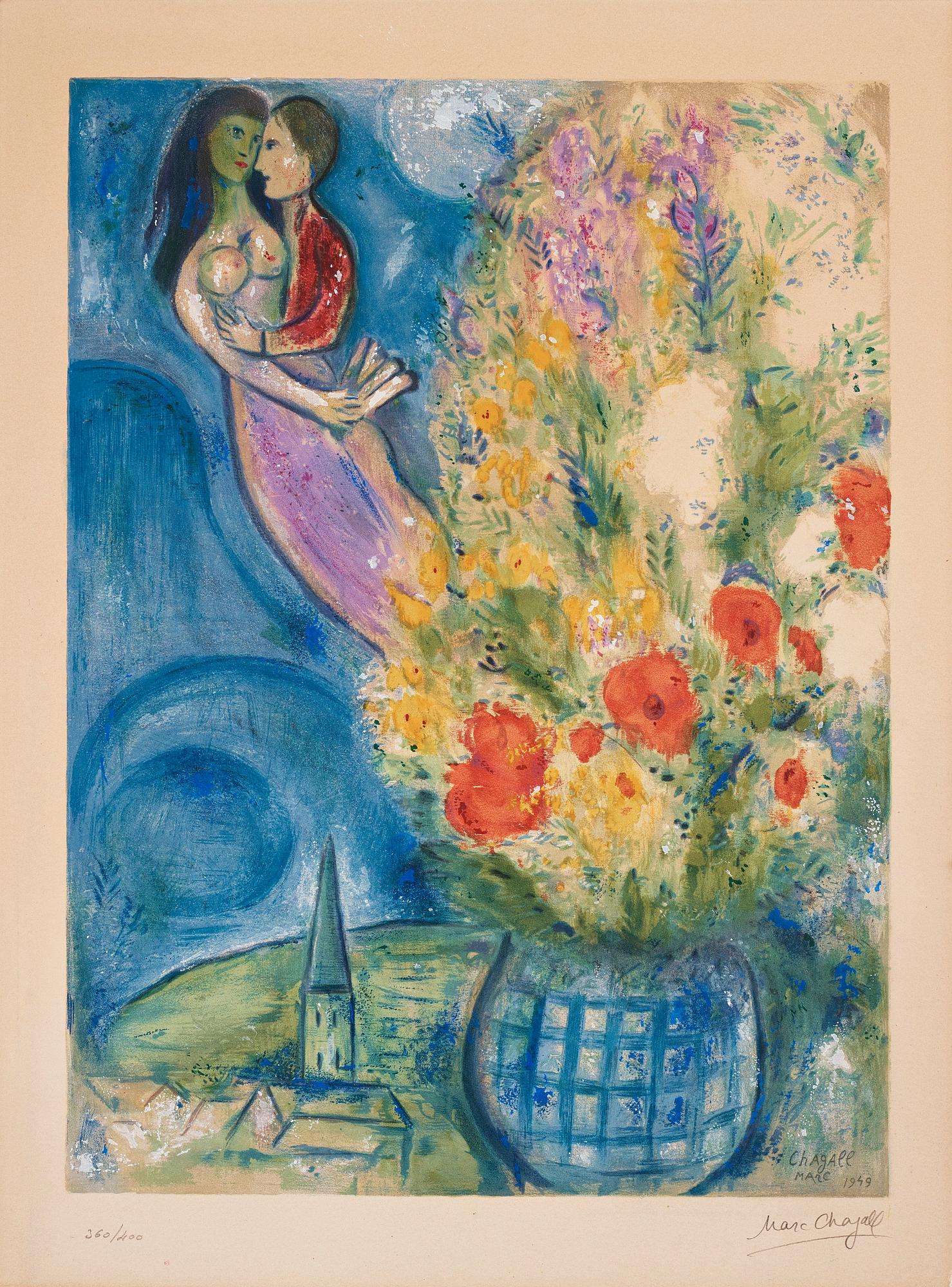 Marc Chagall Efter, "Les Coquelicots".
