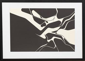 Pablo Palazuelo · PABLO PALAZUELO, lithographe, from Derrière le Miroir nr 37 1973.