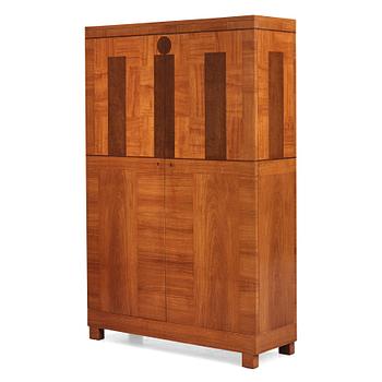 Carl Malmsten, a veneered cabinet, executed by Hjalmar Jackson, Stockholm 1935.