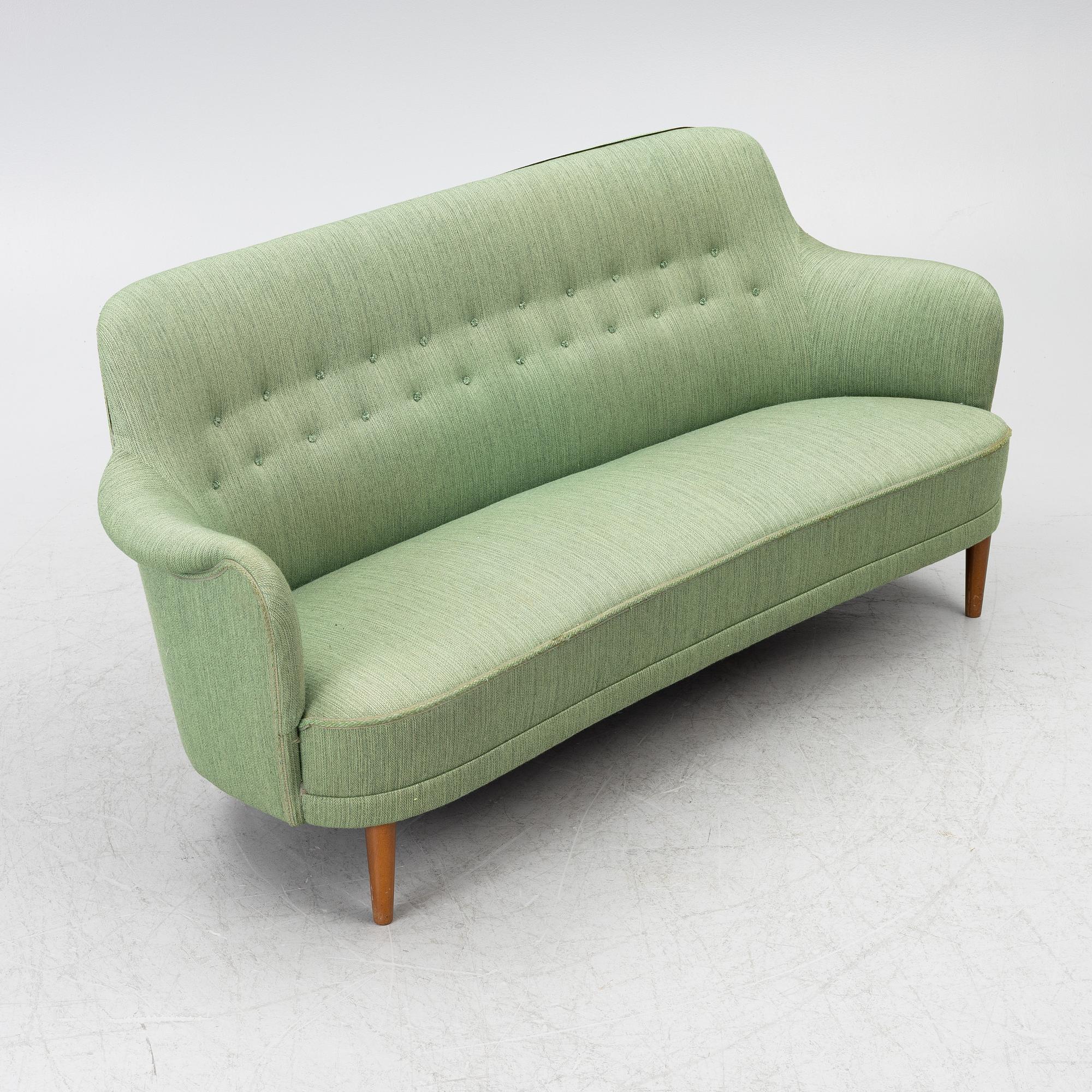 Carl Malmsten, a sofa, "Samsas", second half of the 20th century.