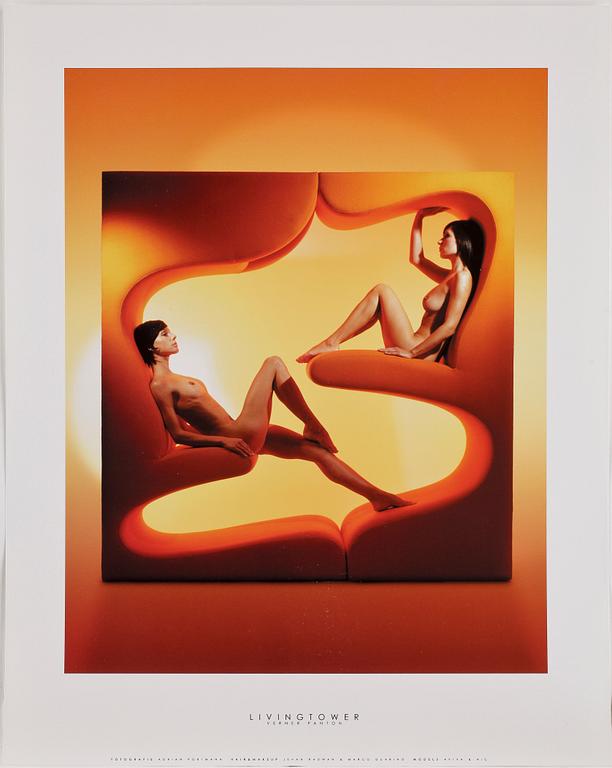 VERNER PANTON, fotomapp, utgiven 2003.