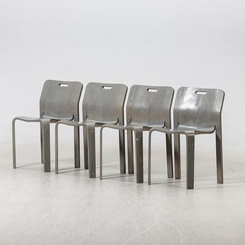 Jan Ekselius, chairs, 4 pcs, JOC Möbler, second half of the 20th century.