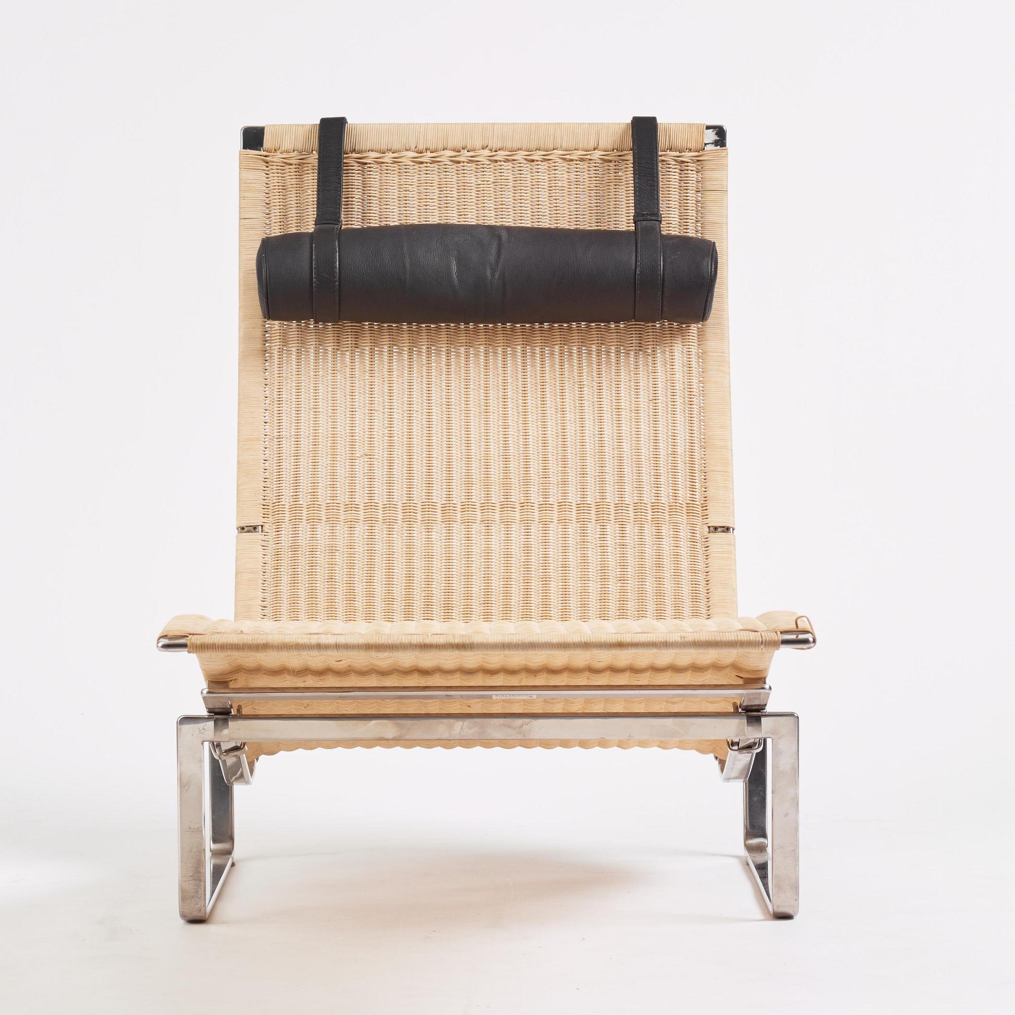 Poul Kjaerholm, liggfåtölj, "PK24", Fritz Hansen, Danmark, 1999.