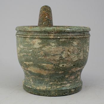 MORTEL, kolmårdsmarmor, 1800-tal.