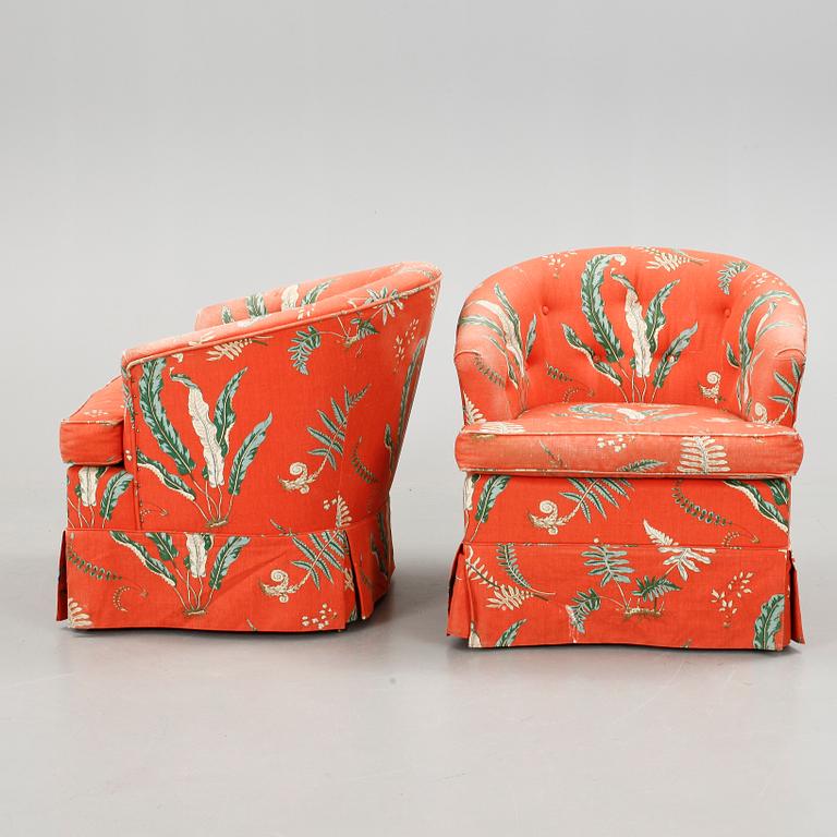 FÅTÖLJER, ett par, 19/2000-tal.