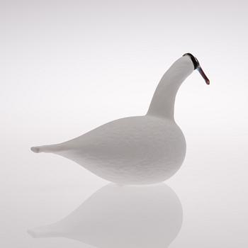 OIVA TOIKKA, LASILINTU, "Karjalan Laulujoutsen", signeerattu O. Toikka Iittala 5140 2015.