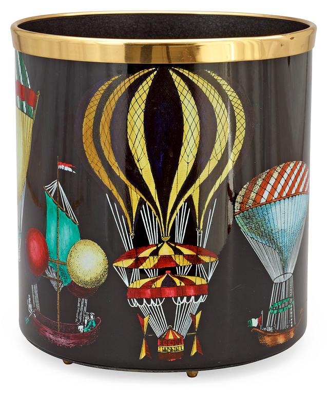 A Piero Fornasetti 'Palloni' waste basket, Milan, Italy.