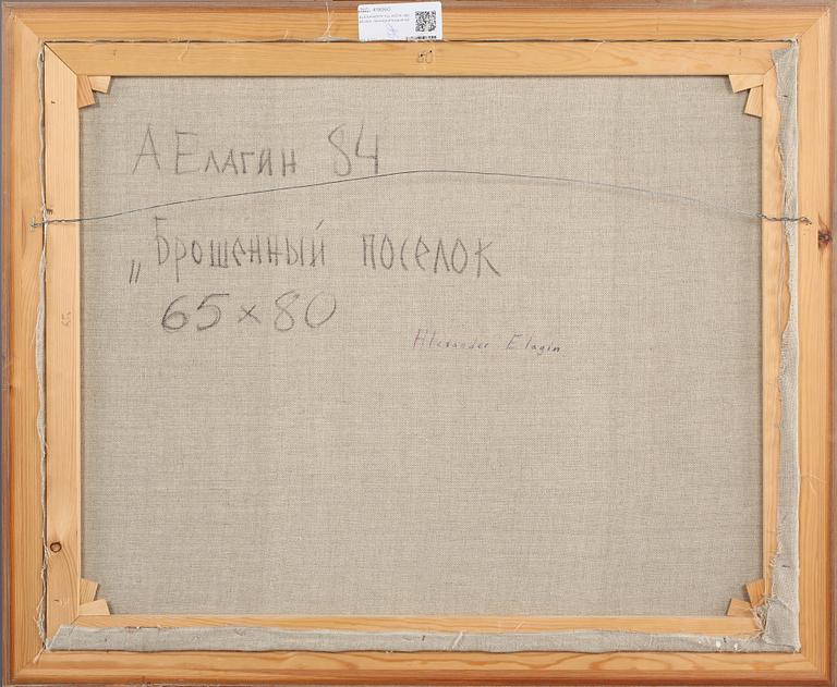 ALEXANDRE YELAGIN, olja på duk, monogramsignerad.