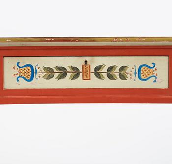 Carl Malmsten, a coral lacquered sideboard, Sweden post 1926, probably by David Blomberg.