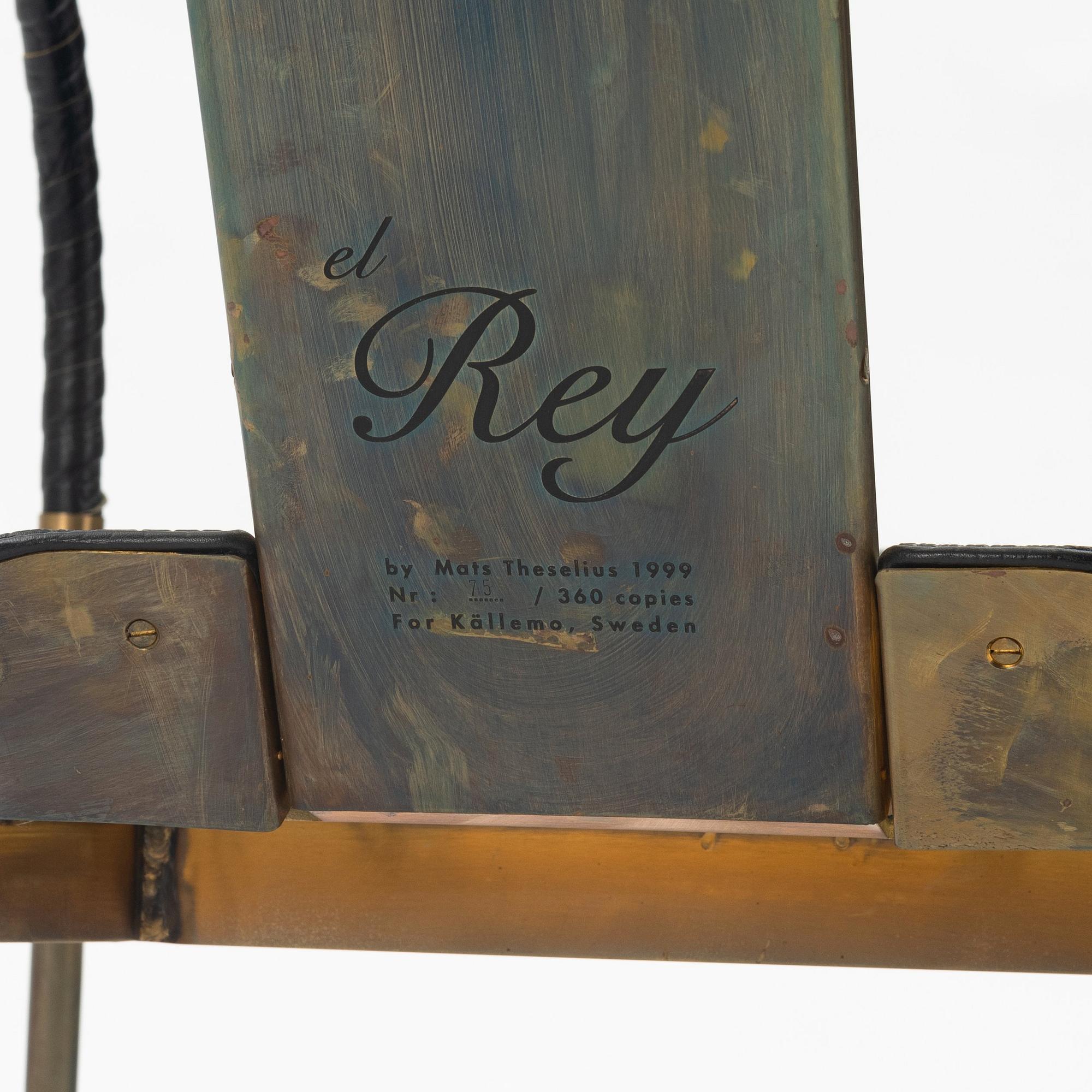 Mats Theselius, an 'El Rey' armchair, ed. 75/360, Källemo, Sweden, post 1999.