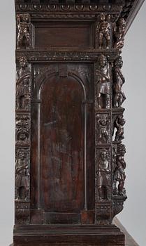 A Renaissance-style cupboard, 1800's, with older parts.