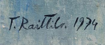 TAPANI RAITTILA, olja på duk, signerad och daterad 1974.