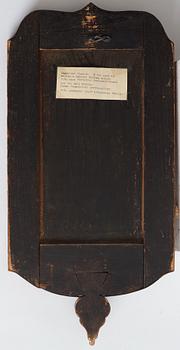 SPEGELLAMPETTER, för två ljus, ett par, Sverige, 1700-talets mitt, Senbarock.