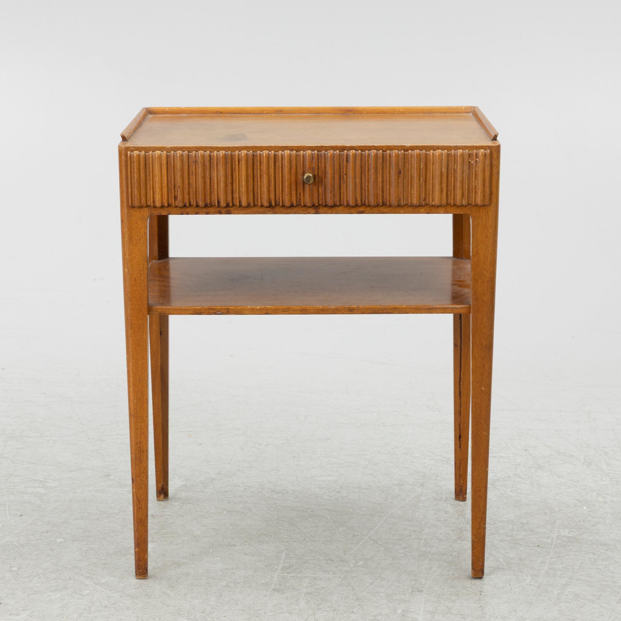Axel Einar Hjorth, a rare "Anette" bedside table, Nordiska Kompaniet, 1945.