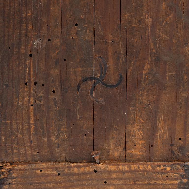 Spegellampetter, ett par, Rokokostil, tidigt 1900-tal utförda av äldre delar.