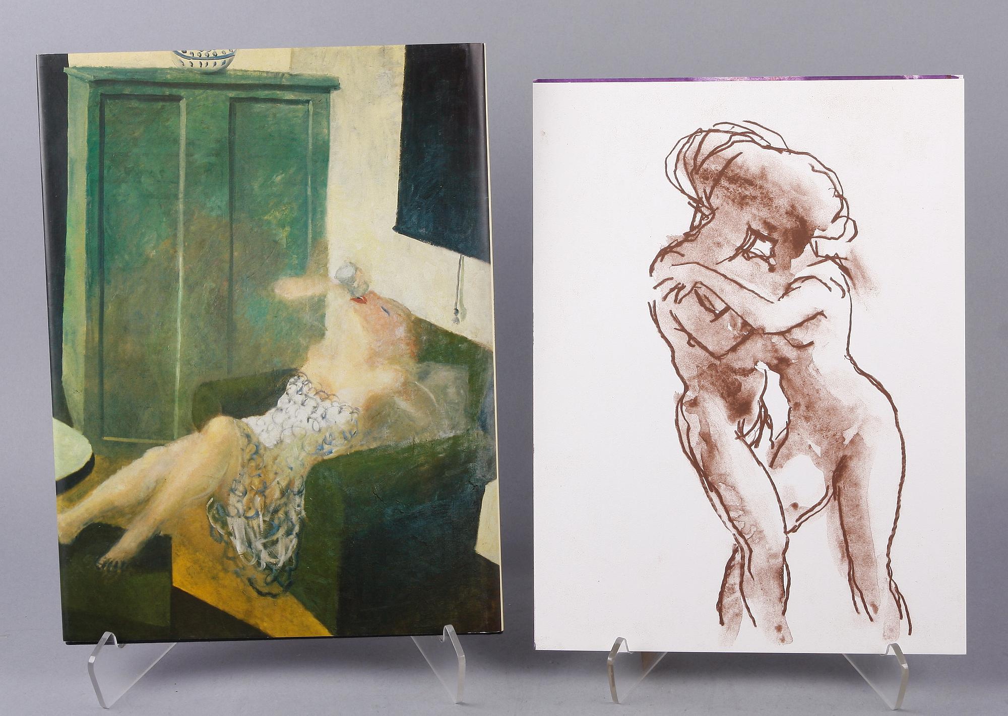 BOK, Peter Dahl, med två tillhörande färglitografier, Raster förlag. Osign.