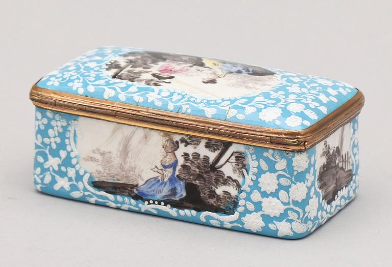 DOSA, emalj, troligen England, 1800-tal.